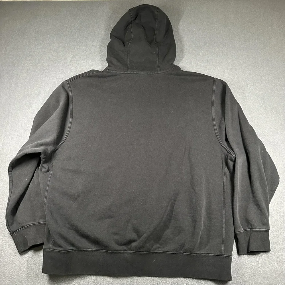 Nike Club Fleece Hoodie Mens 2XL‎ Black Pullover Kangaroo Pocket Logo BV2654-010